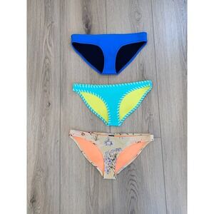 Triangl Swim Bottoms Lot of 3 Size Small